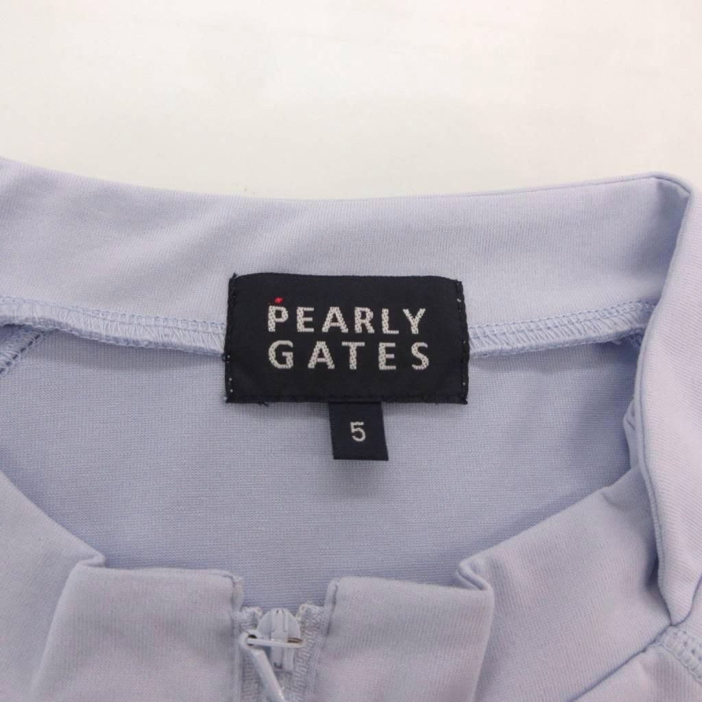 パーリーゲイツ PEARLY GATES カットソー プルオーバー 5 半袖 ハーフ