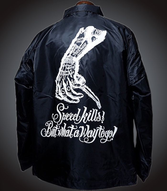 parasite パラサイト ボア付きコーチジャケット (WORLD BEYOND SPEED