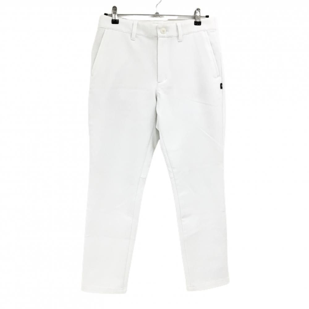 超 ニュー ンスゴルフ パンツ 白 裏微起毛 後ろロゴ ストレッチ メンズ 4 ゴルフウェア モデル Balance