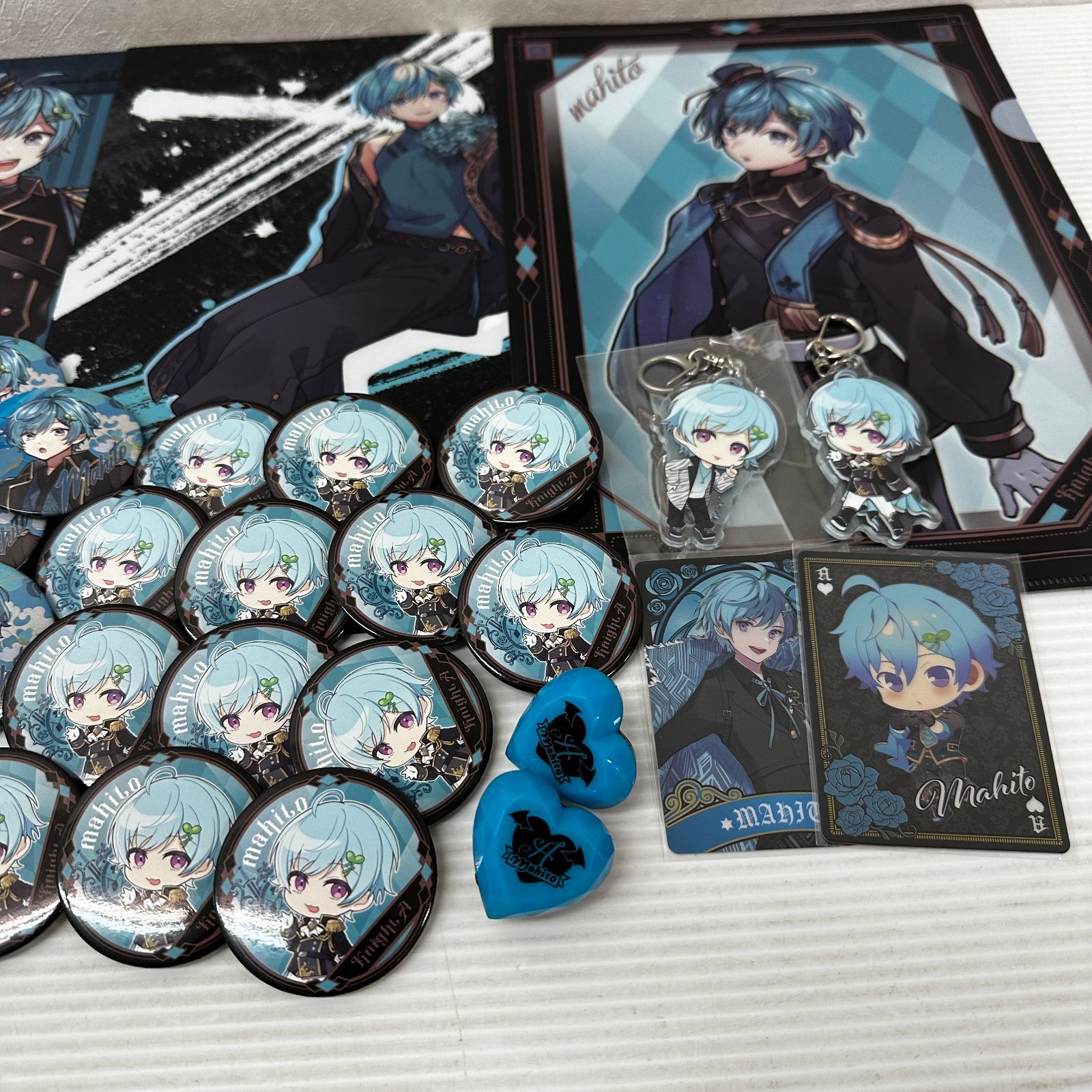 △騎士A / 騎X まひとくん 缶バッジ ファイル まとめ 中古品