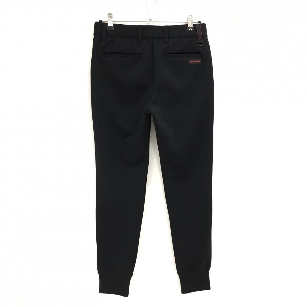 超 ブリーフィング ジョガーパンツ 黒 裾立体ロゴ メンズ S ゴルフウェア BRIEFING