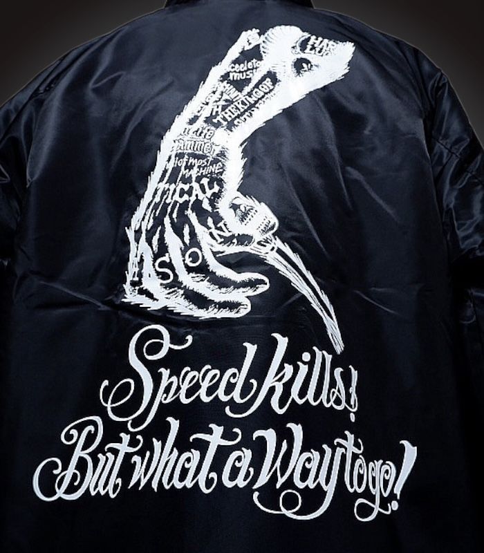 parasite パラサイト ボア付きコーチジャケット (WORLD BEYOND SPEED