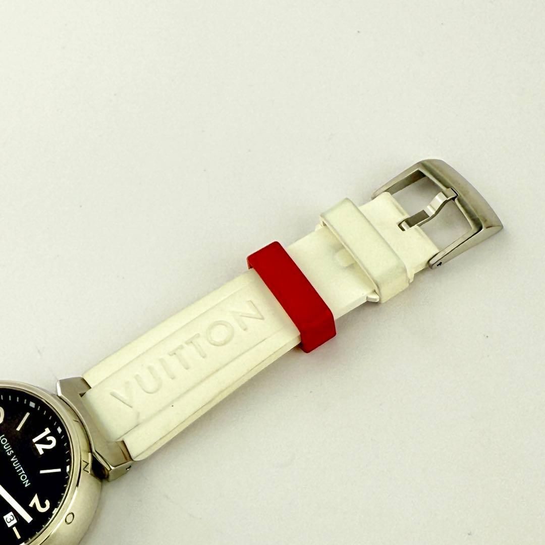 ルイヴィトン タンブール Q1111 デイト 新品電池 メンズ 腕時計 786