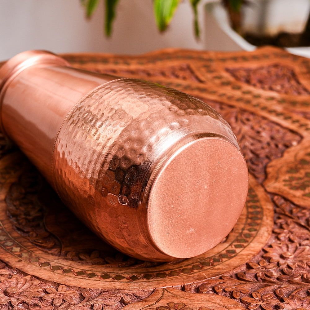 アーユルヴェーダ 銅製コップ付き水差し