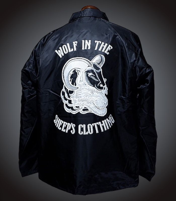 美品 PARASITE パラサイト ボア付き コーチジャケット parasite パラサイト ボア付きコーチジャケット (WOLF IN THE SHEEP'S