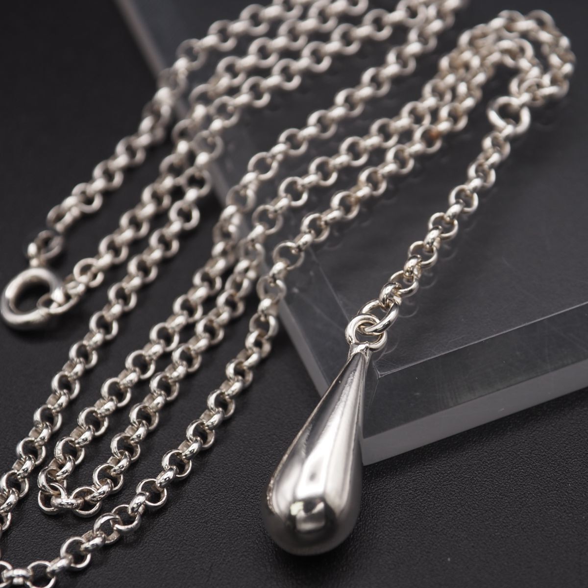 H884 ヴィンテージ 925 ヴィンテージ SILVER 925 ITALY刻印 ネックレス