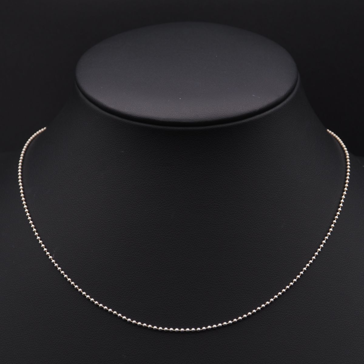 H869 ヴィンテージ 925 ITALY刻印 ネックレス ボールチェーン デザイン