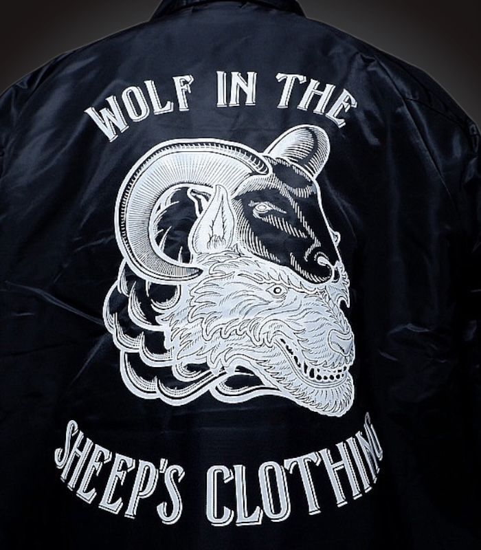 parasite パラサイト ボア付きコーチジャケット (WOLF IN THE SHEEP'S