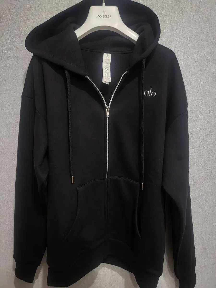 アロ ジップアップフーディー 弱起毛 alo