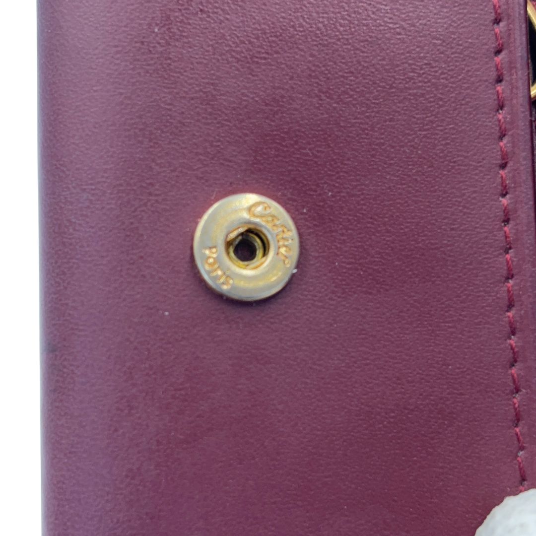 Cartier カルティエ 4連キーケース ボルドー - メルカリ