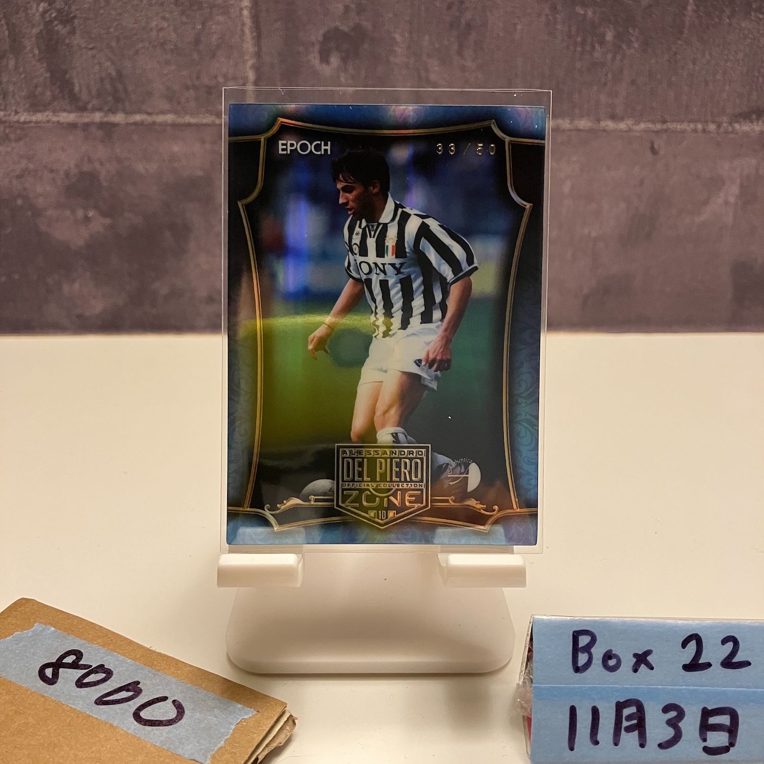2017 EPOCH Alessandro Del Piero アレッサンドロデルピエロ 33/50