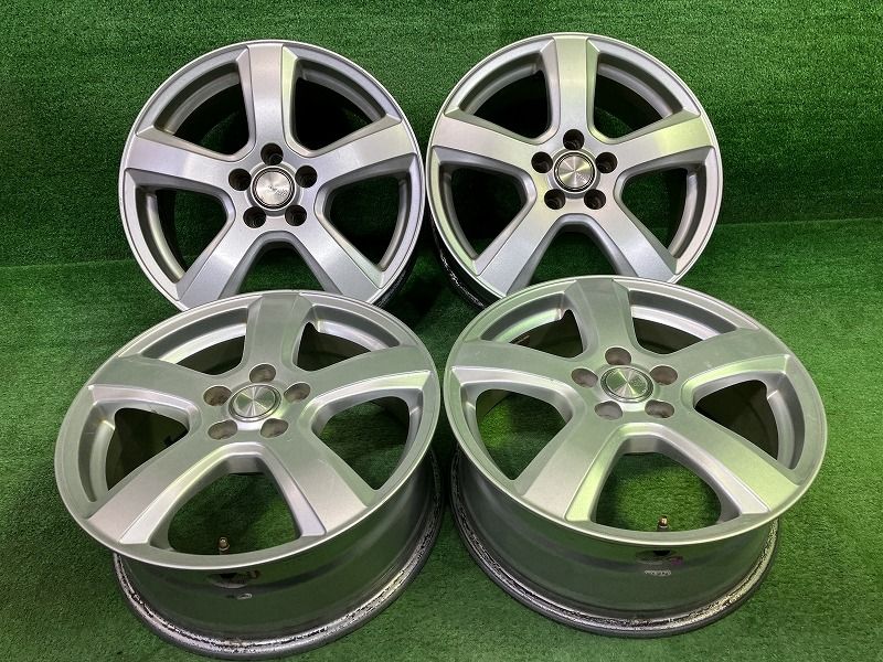 グラス ﾚｶﾞｼｨ ﾌﾟﾘｳｽ ホイール アルミ シルバー 16インチ 6 5 J 5穴 4本 100 48