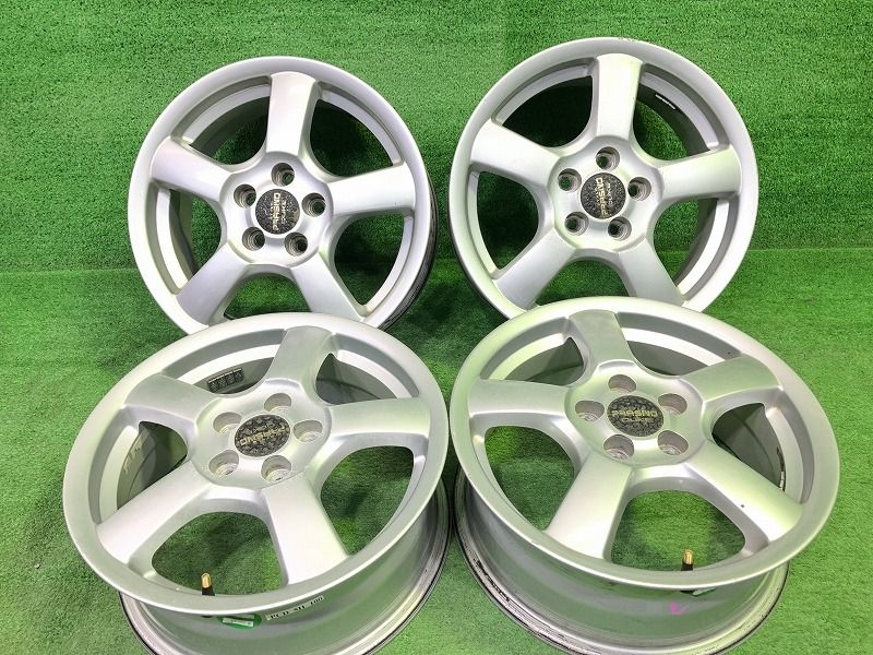 プラシノ ﾌﾟﾘｳｽ ｳｨｯｼｭ ホイール アルミ シルバー 15インチ 6 J 5穴 4本 100 45