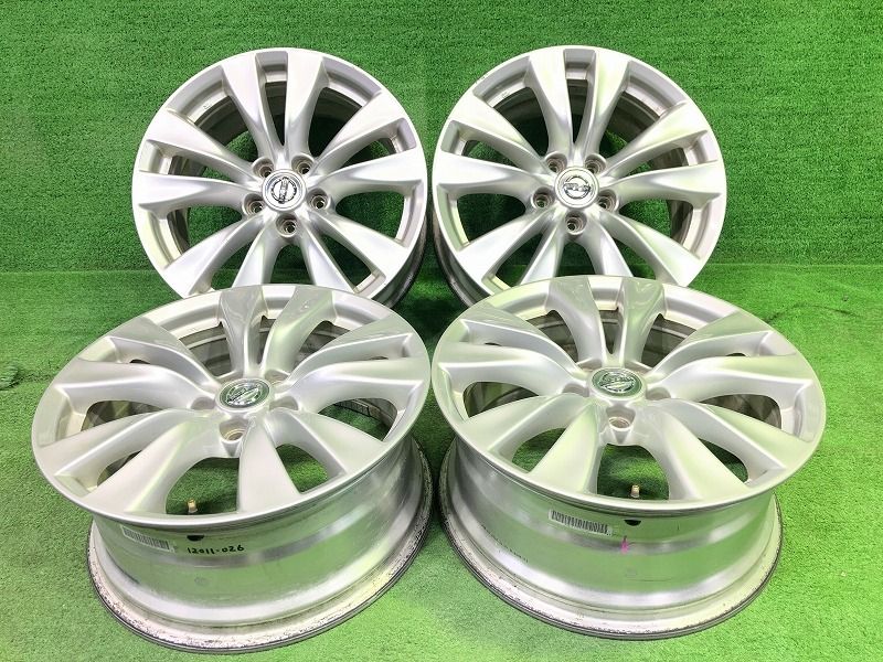 日産 NISSAN フーガ KNY 51 ホイール アルミ シルバー 18インチ 8 J 5穴 4本 114 3 43