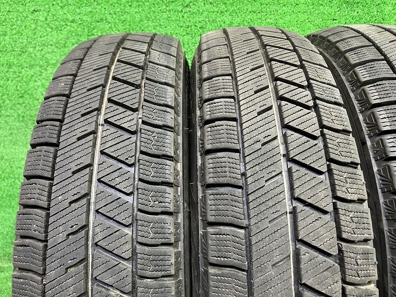 スタッドレス ブリヂストン ブリザックVRX 3 145 80 R 13 4本 6ミリ