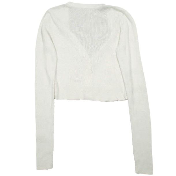 yo BIOTOP ヨー ビオトープ 23SS V silk cotton lib short cardigan