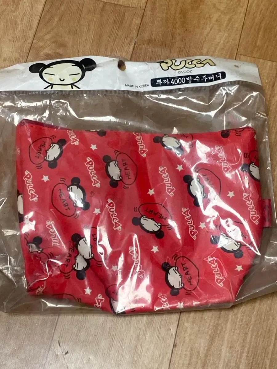 レトロ文具 プッカ 防水ポーチ バッグ ポケット