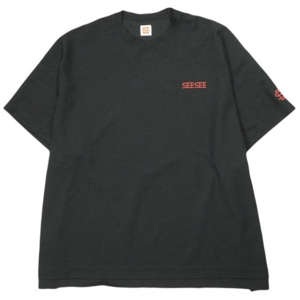 SEE SEE シーシー 日本製 SUPER BIG S/S 鹿の子 T-SHIRTS スーバー