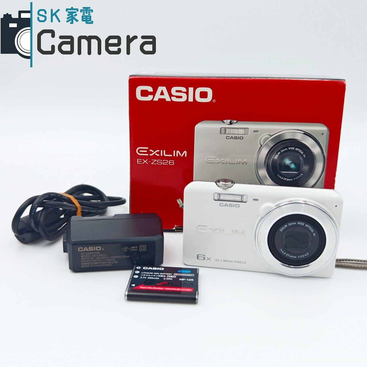 中古】 CASIO EXILIM EX-ZS26 カシオ エクシリム コンパクトデジタル