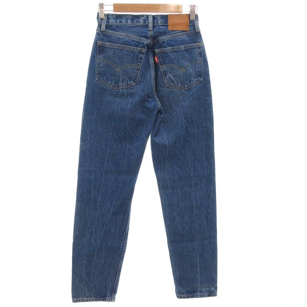 リーバイス Levis PReMIUM 501 81 デニムパンツ ジーンズ テーパード ボタンフライ W 24 L 29 インディゴブルー GV