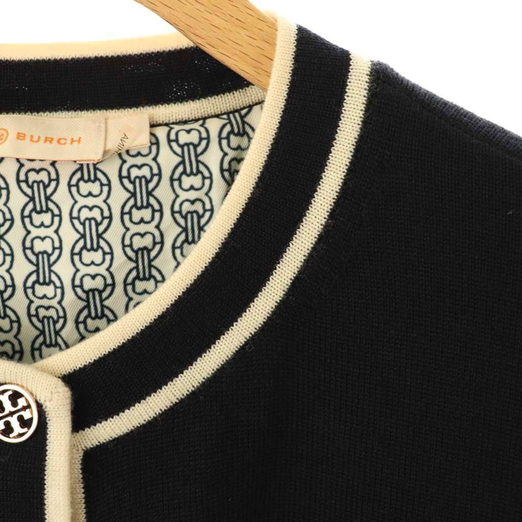 美品 ☆TORY BURCH/トリーバーチ 金釦 ウール ニット 美品 ☆TORY BURCH/トリーバーチ 金釦 ウール ニット
