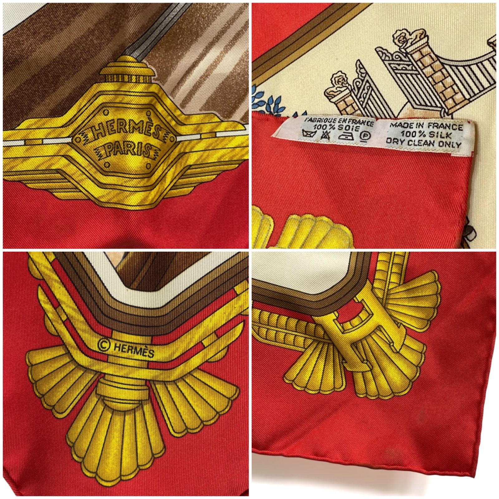 HERMES カレ90 オートモービル スカーフ HERMES（エルメス） スカーフ カレ90 Automobile オートモービル