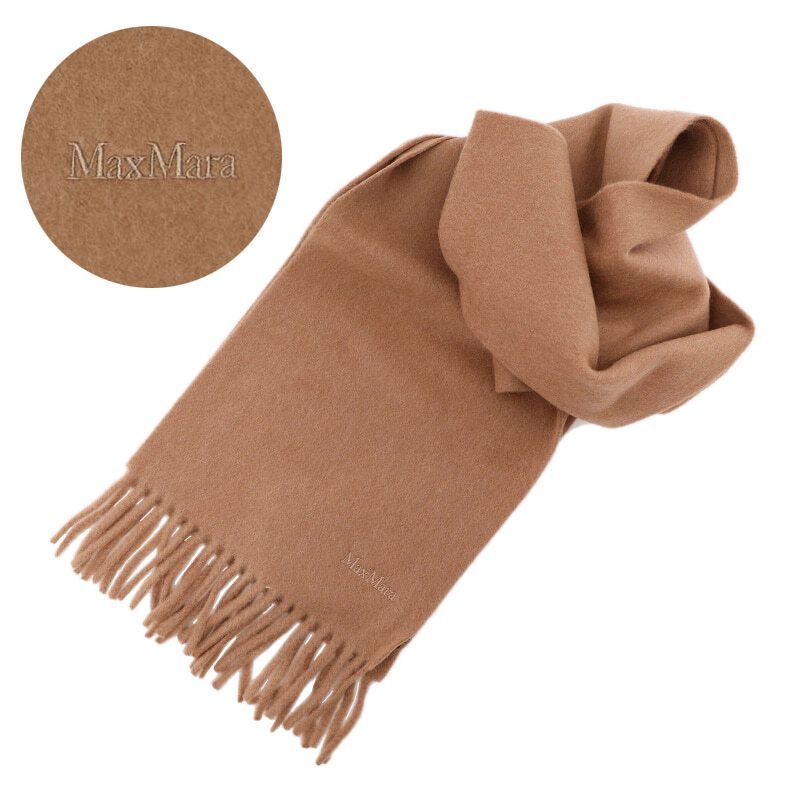 5 Max Mara マックスマーラ 005 CAMEL SCILLI マフラー ストール