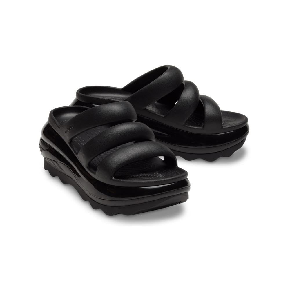  クロックス サンダル Mega メガ クラッシュ トリプルストラップ ウーマン ブラック 23.0 cm その他 時計