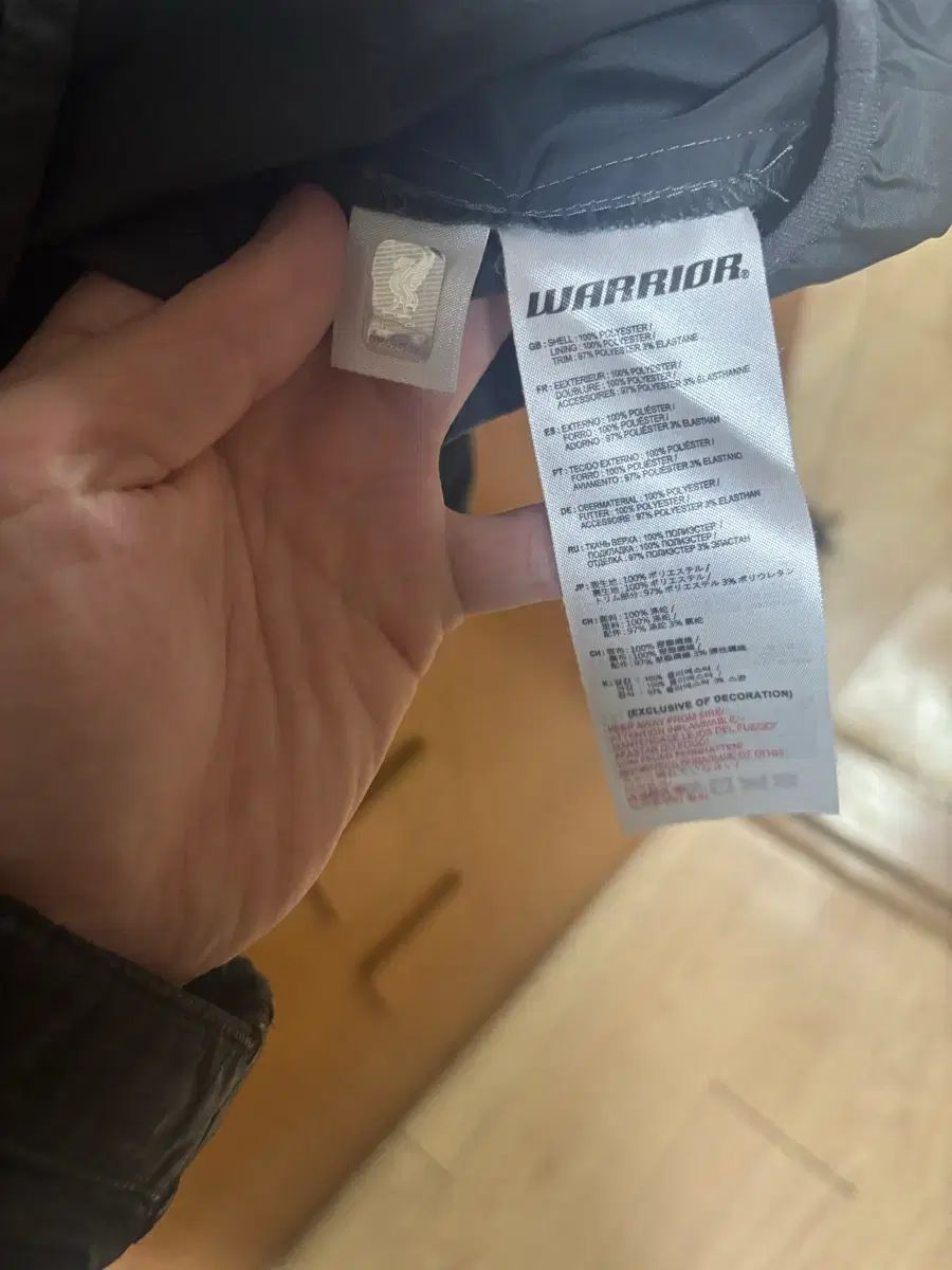 Warrior リヴァプール Anorak（アノラック）ウィンドブレーカー