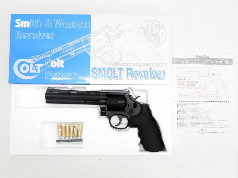 タナカ SMOLT スモルト リボルバー 6インチ HW Ver 3 発火モデルガン ランクAトイガン