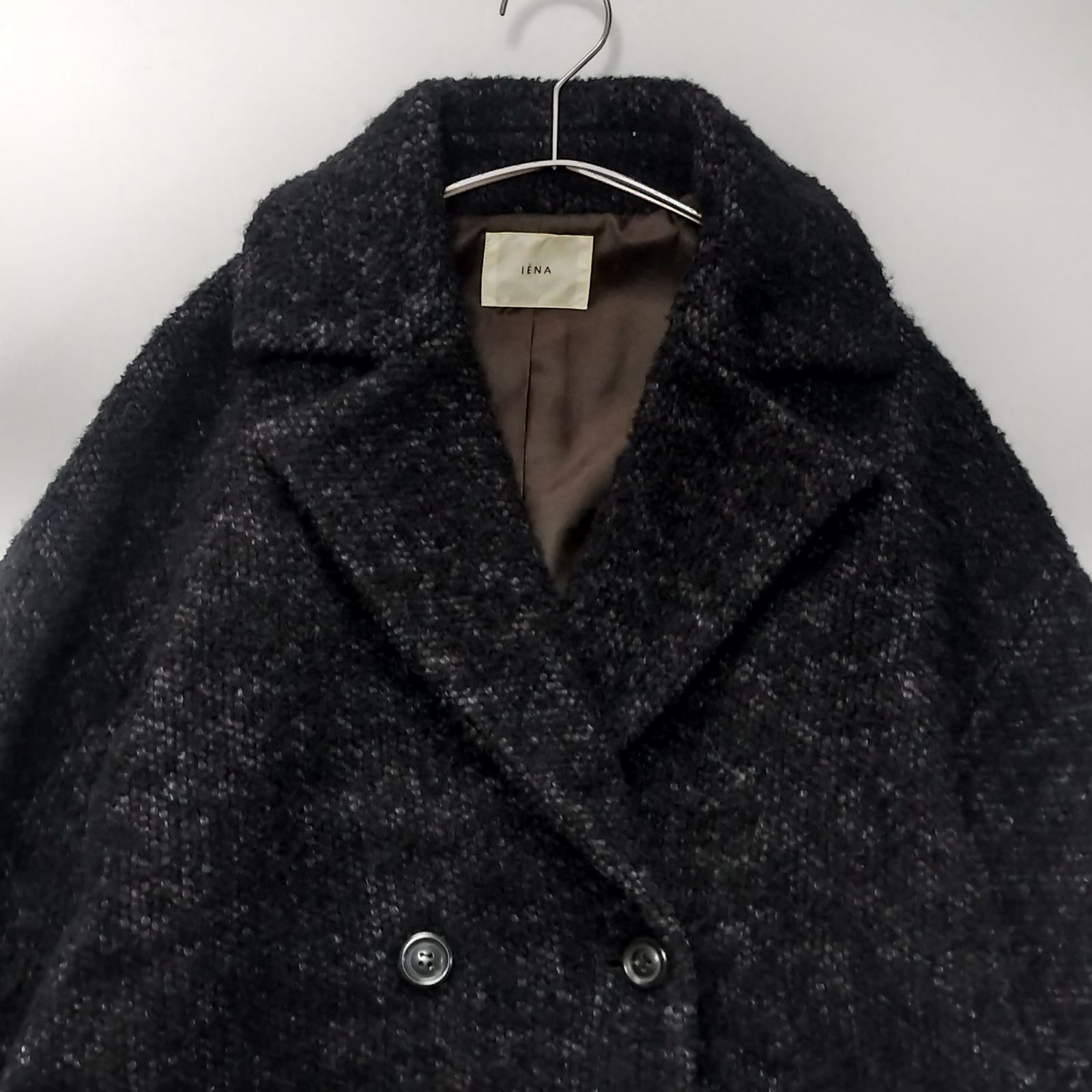 IENA イエナ × MANTECO マンテコ ツイード モヘア混 オーバー