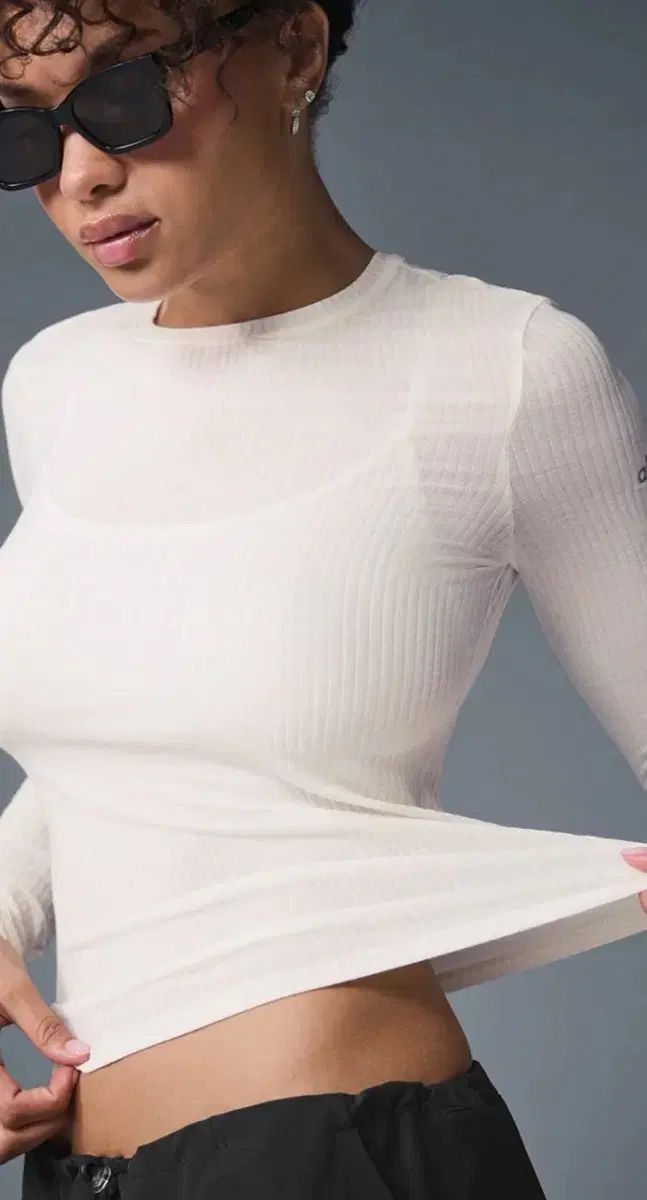 アロヨガ ALO ヨガ Ribbed Sea Coast Long Sleeve