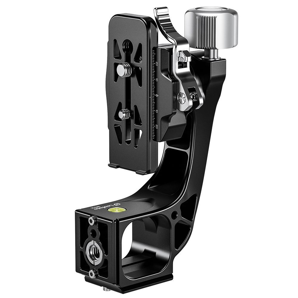 Leofoto レオフォト MPG 02 L レバー式ジンバル雲台 1 4 3 8インチ対応 アルカスイス互換 プレートPL 100付属