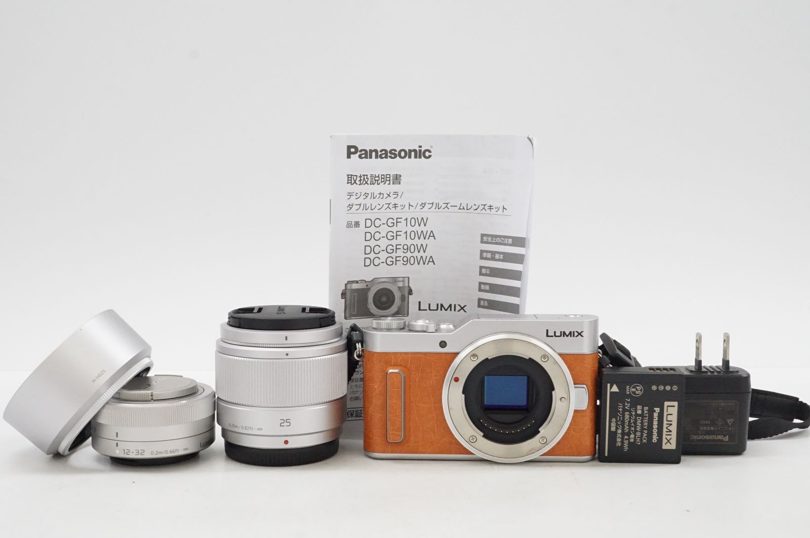 L091714)Panasonic LUMIX G DC-GF10 ダブルズームレンズ ミラーレス