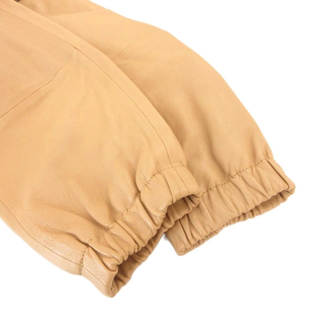 【中古】セオリーリュクス theory luxe 20SS Super Soft Leather Labi ラムレザージャケット 羊革 ノーカラー 38 セオリーリュクス theory luxe 20SS Super Soft Leather Labi