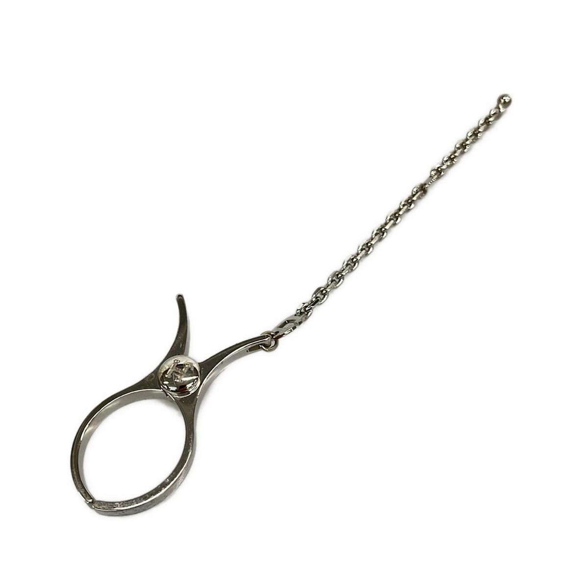 極美品 HERMES エルメス グローブ ホルダー フィルー チャーム シルバー HERMES(エルメス) 小物美品 フィルー シルバー グローブホルダー