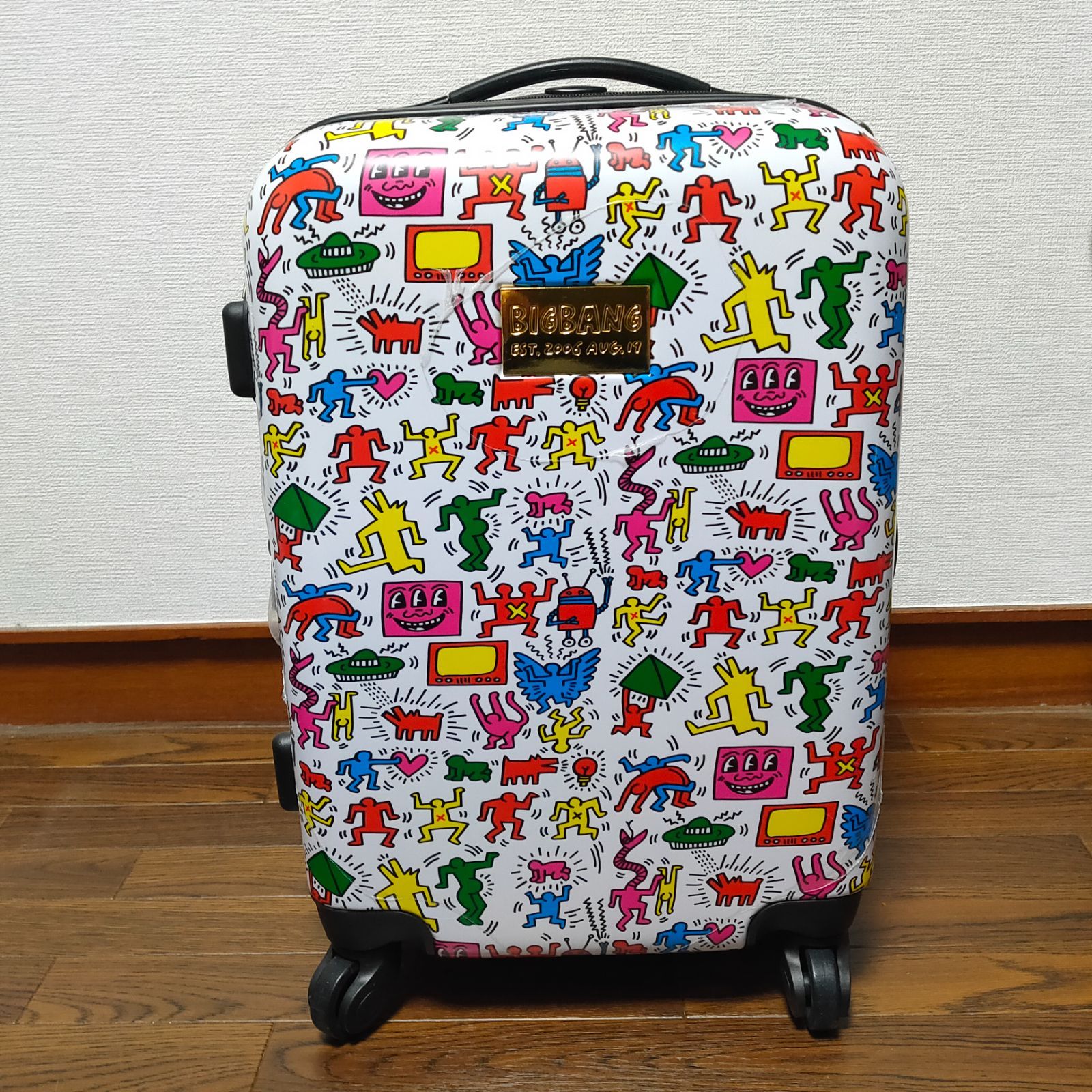 新品 BIG BANG 入手困難 06' キースヘリング キャリーケース KEITH HARING - BIGBANG×Keith Haring キャリーケース 旅行 スーツ