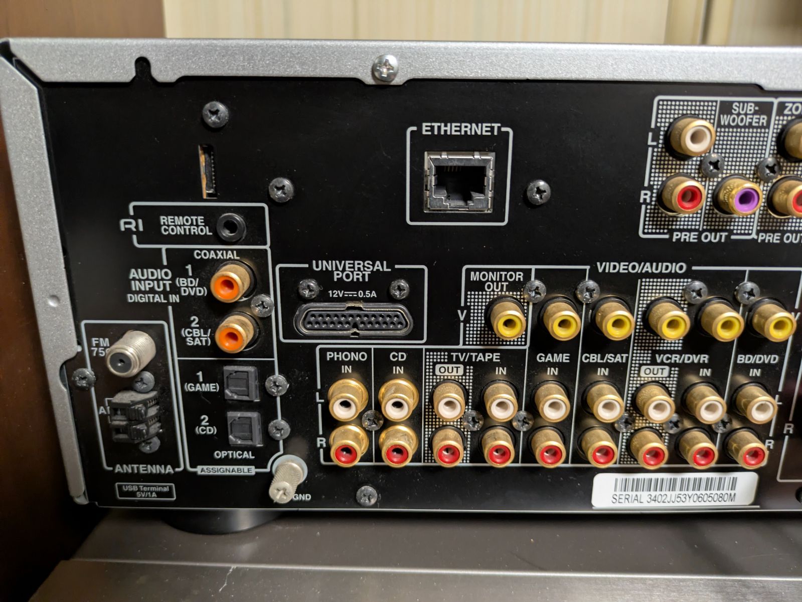 ONKYO ネットワークステレオレシーバー TX-8050 (シルバー) TX : 公式