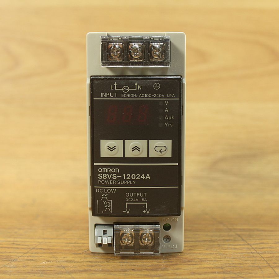 OMRON オムロン S 8 VS-12025 A パワーサプライ スイッチング電源 DC 24 V 120 W