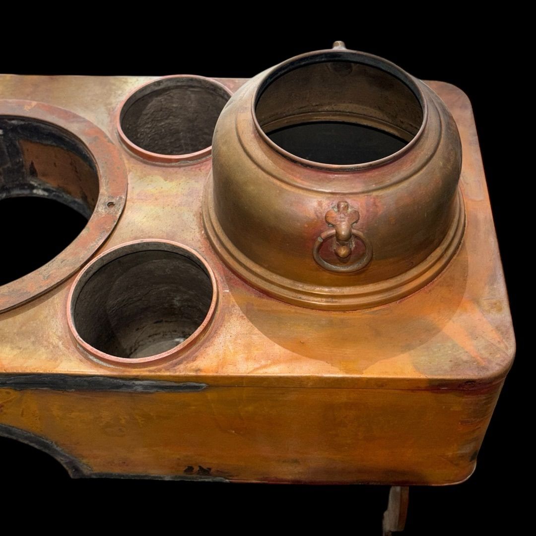 銅製 燗銅壺 野燗炉 囲炉裏 古道具 古民具 アンティーク 骨董 昭和