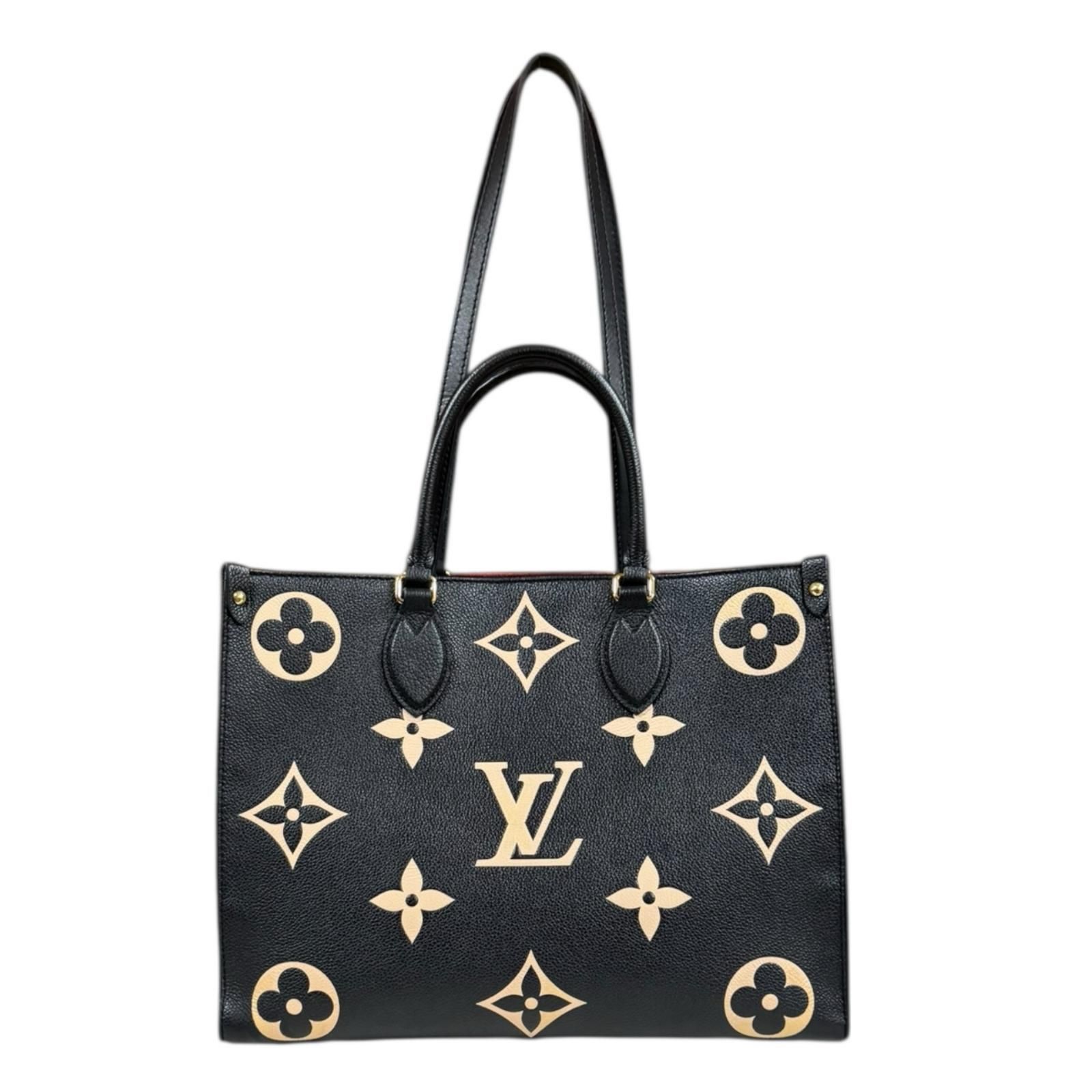 ルイヴィトン オンザゴーMM モノグラムバイ アンプラント ショルダーバッグ M 45495 ブラック レディース LOUIS VUITTON ルイ ヴィトン