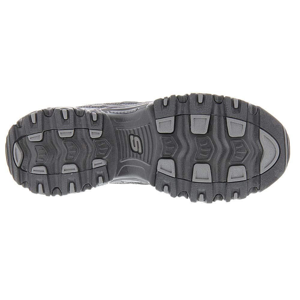  Skechers レディース D Lites メモリーフォーム レースアップ スニーカー US サイズ 8 カラー ブラック Me Time ブラック|ホワイト 25.0 cm モカシン 靴