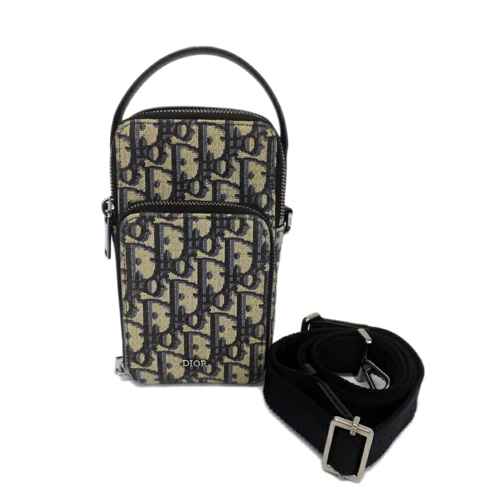 天白 ディオール ライダーマイクロポーチ オブリーク ショルダーバッグ ポシェット 2 WAY バッグ