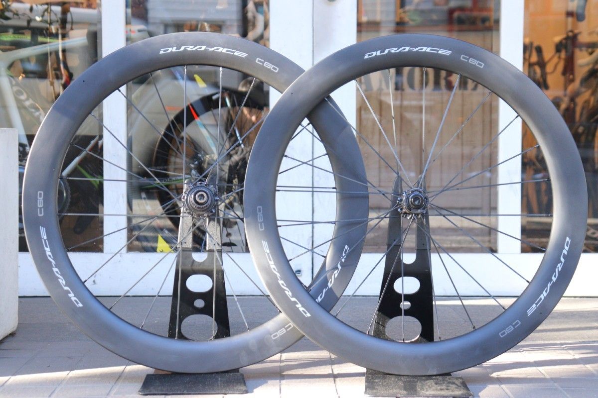 シマノ SHIMANO デュラエース DURA ACE WH R 9270 C 60 HR TL カーボン チューブレスレディ ホイールセット 12 S