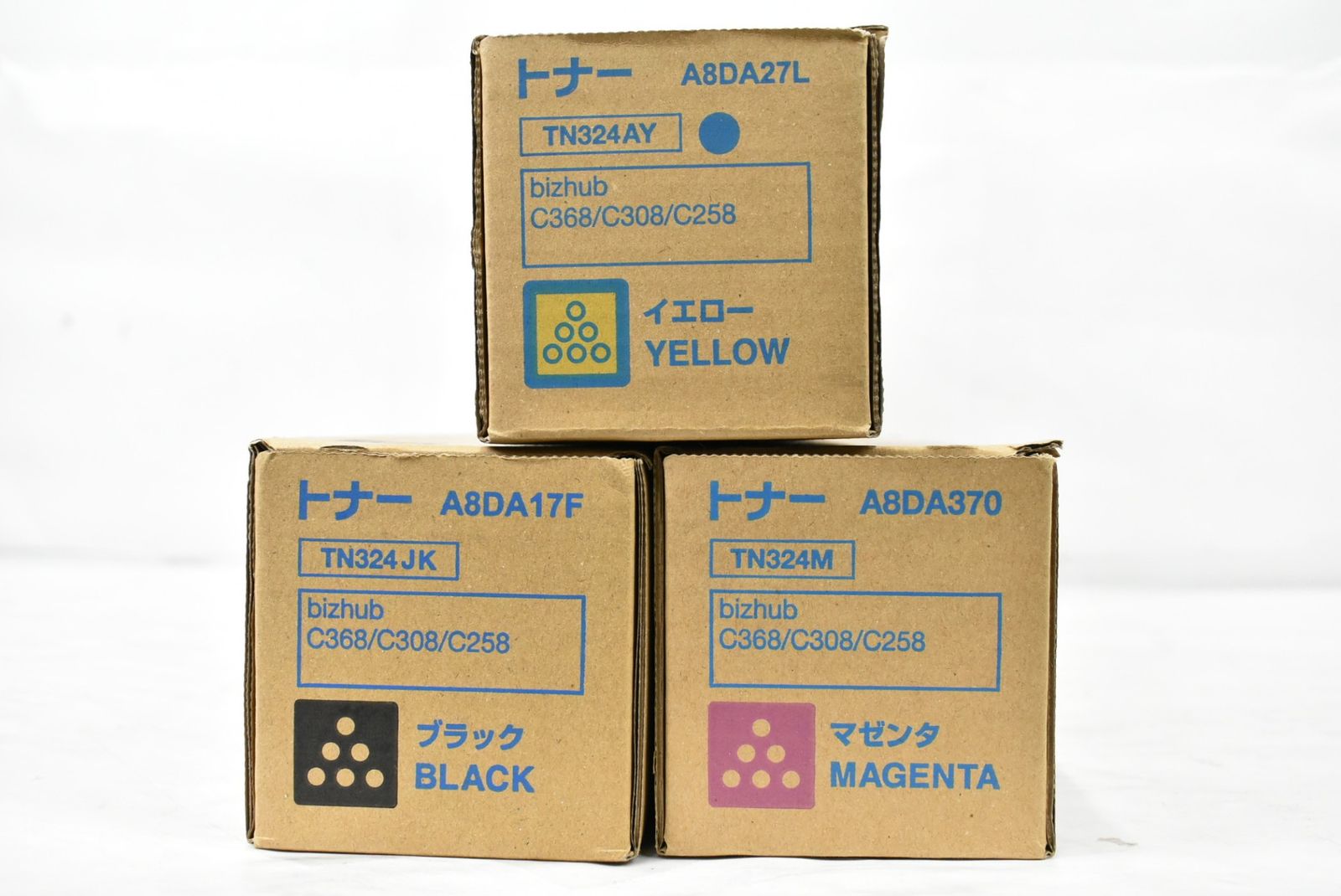 ♥ コニカミノルタ トナー TN 324 マゼンタ イエロー ブラック KONICA MINOLTA -L 10-byebye