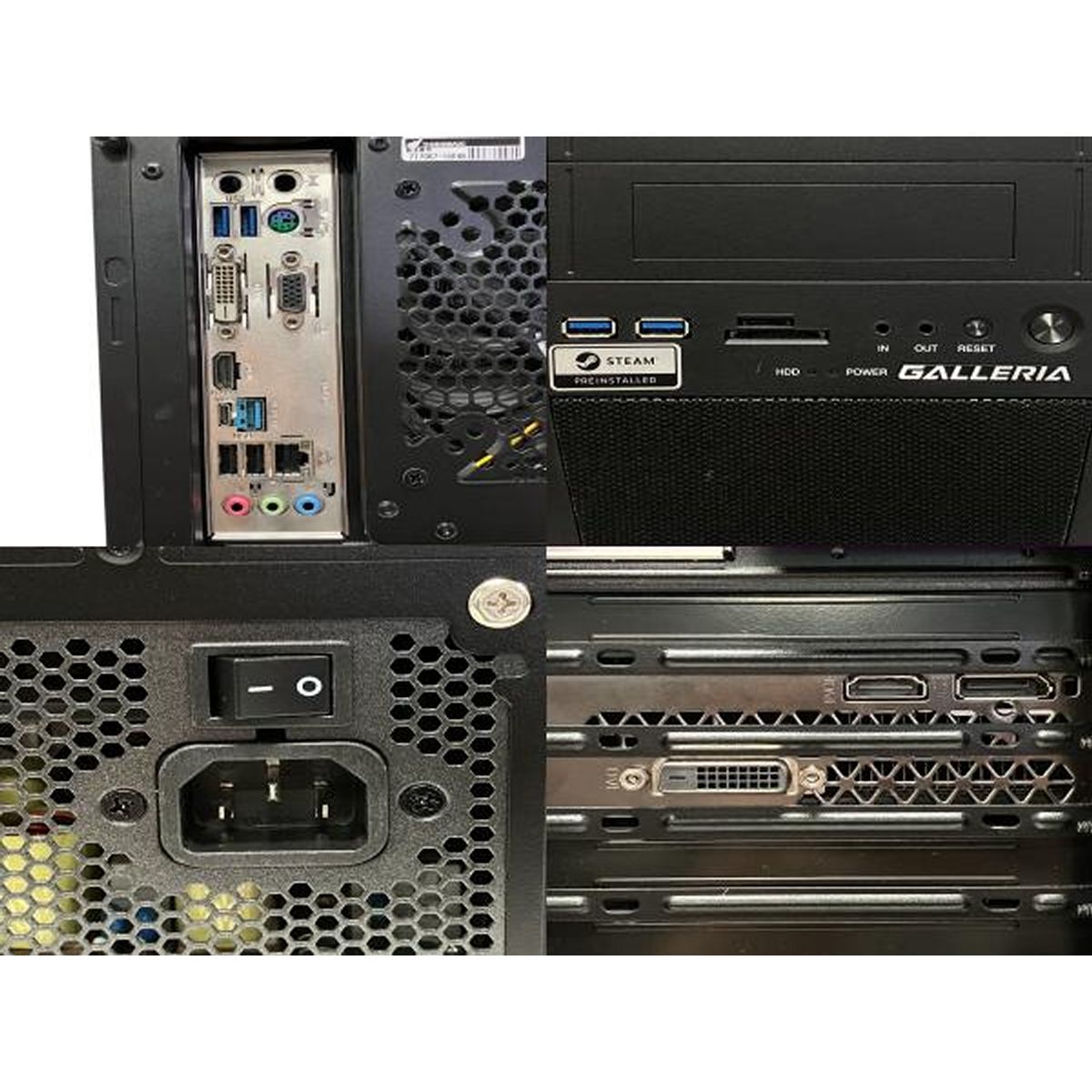 Thirdwave GALLERIA ZV デスクトップPC i7-9700K 16GB SSD 500GB SSD