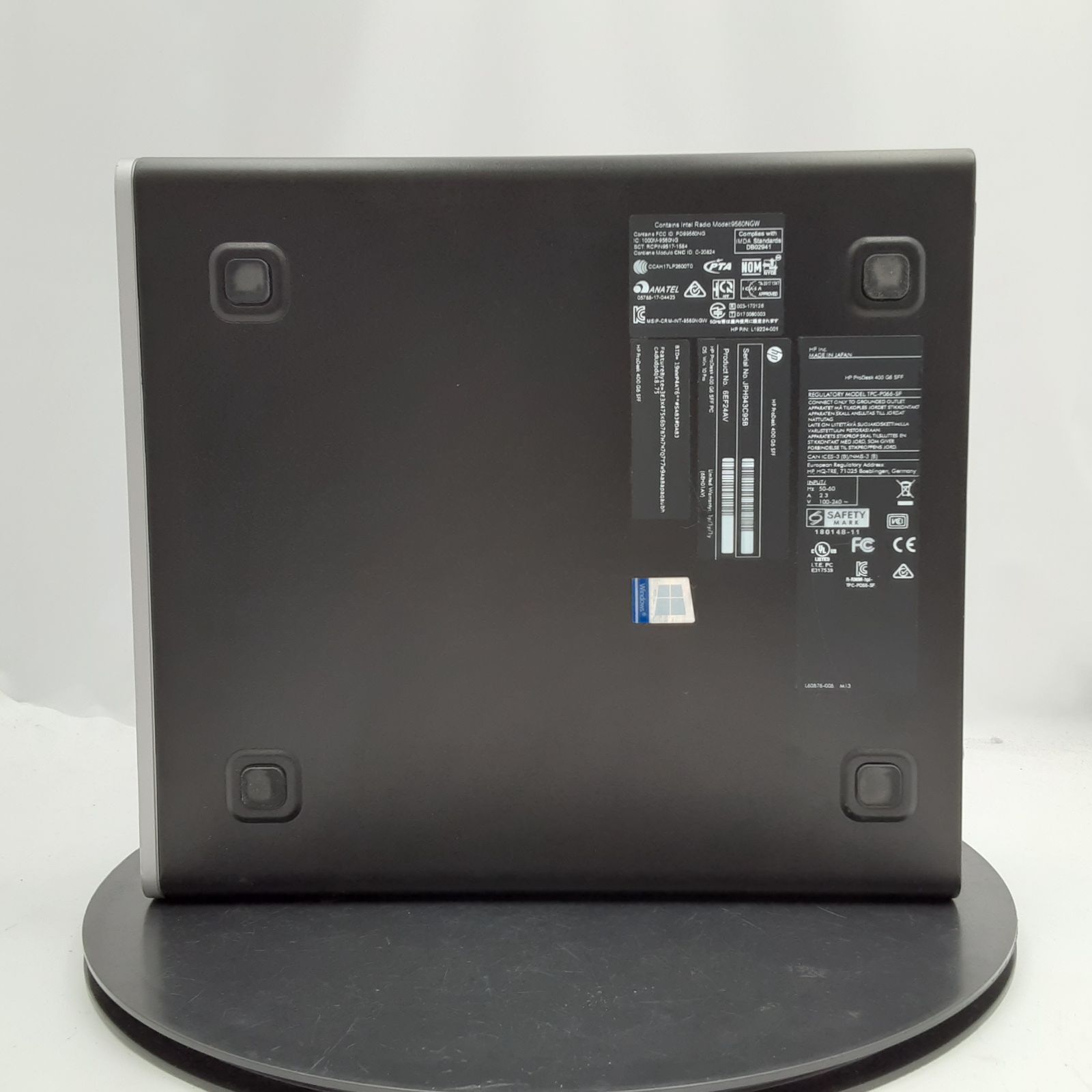 ☆外観スレあり/ジャンク☆HP ProDesk 400 G6 SFF [Core i5 9500 8GB