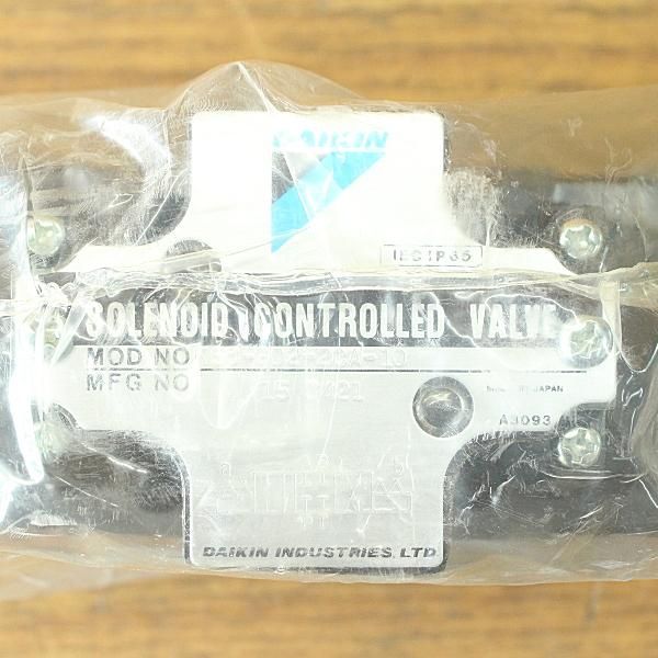 DAIKIN|ダイキン KSO-G 02-2 CA-10 電磁パイロット操作弁 AC 100 V 油圧用ソレノイドバルブ