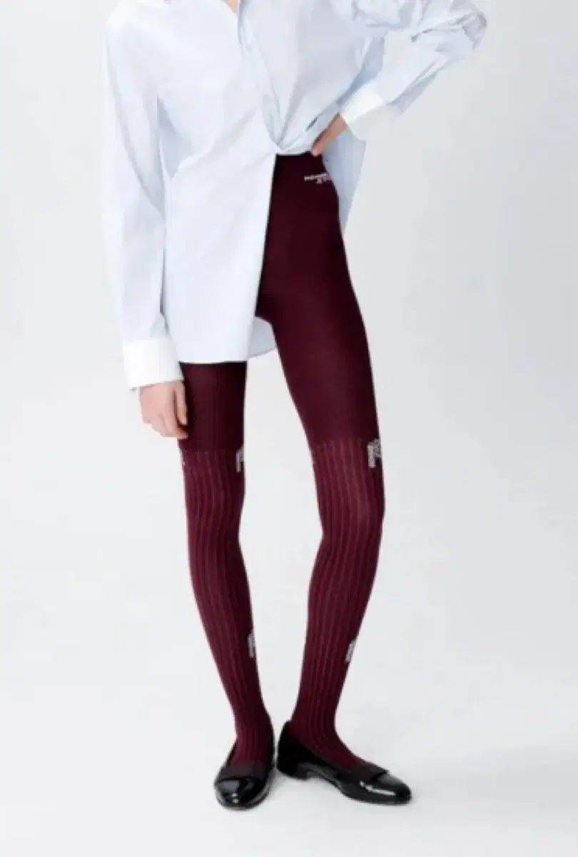 オム Girls スターッキング バーガンディ M|L サイズ