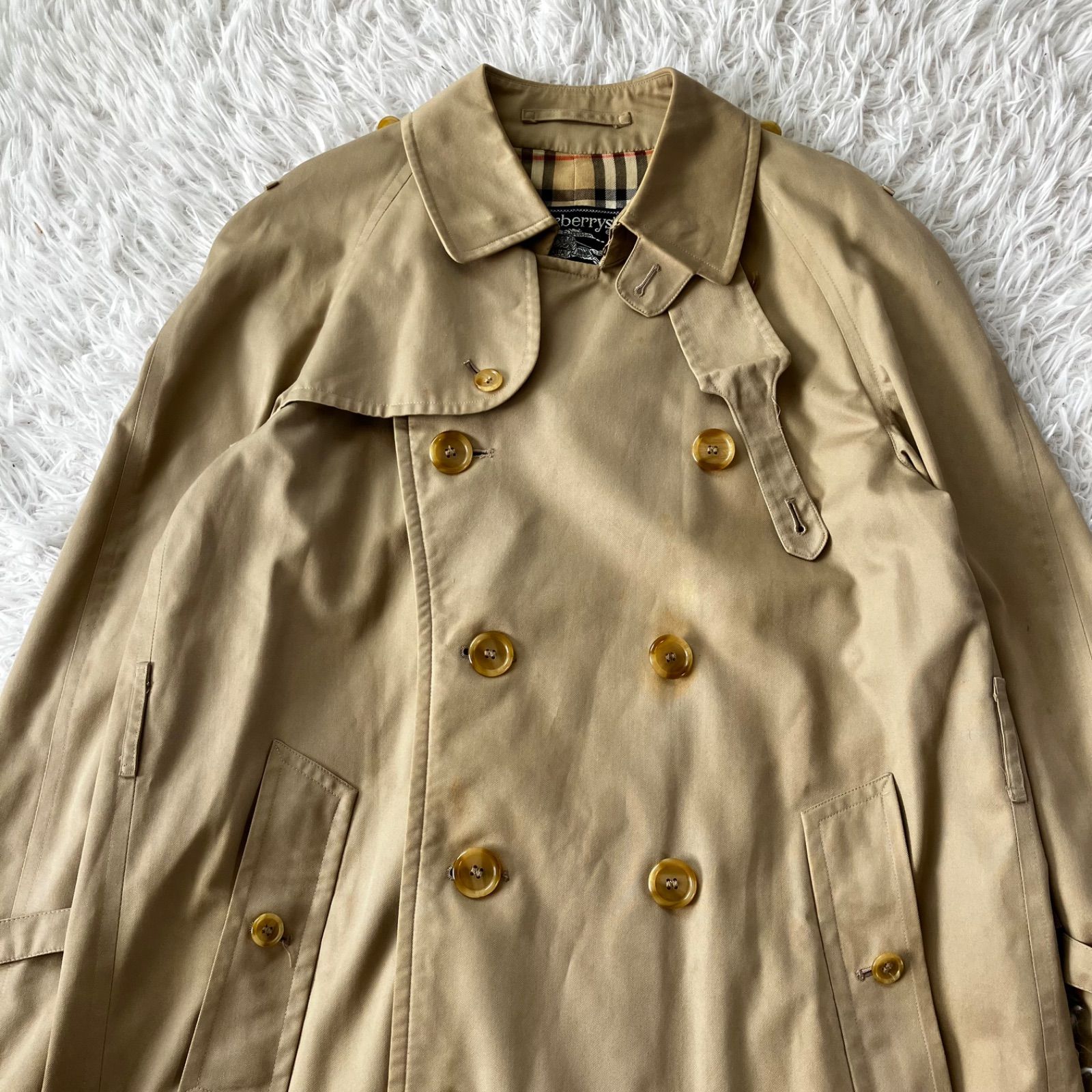 BURBERRY トレンチコート ノバチェック バーバリー ステンカラーコート